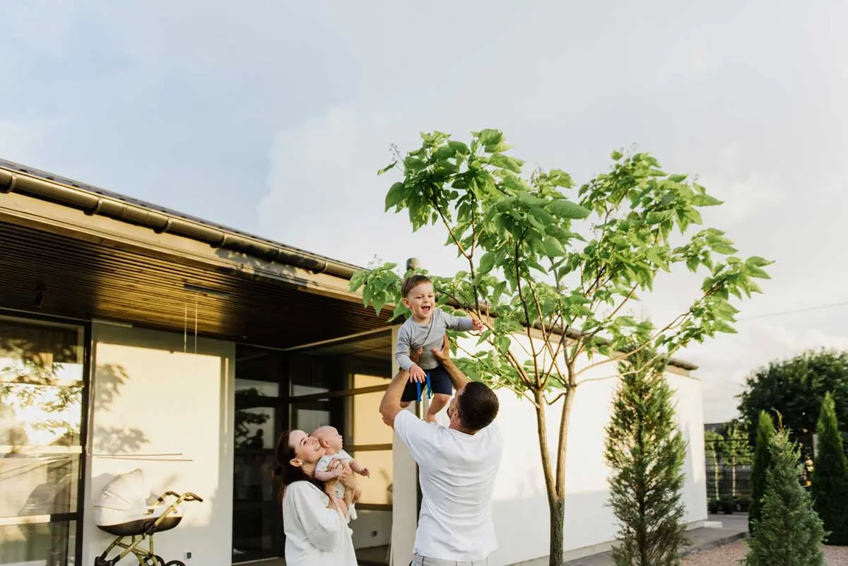 Parents with young children at home