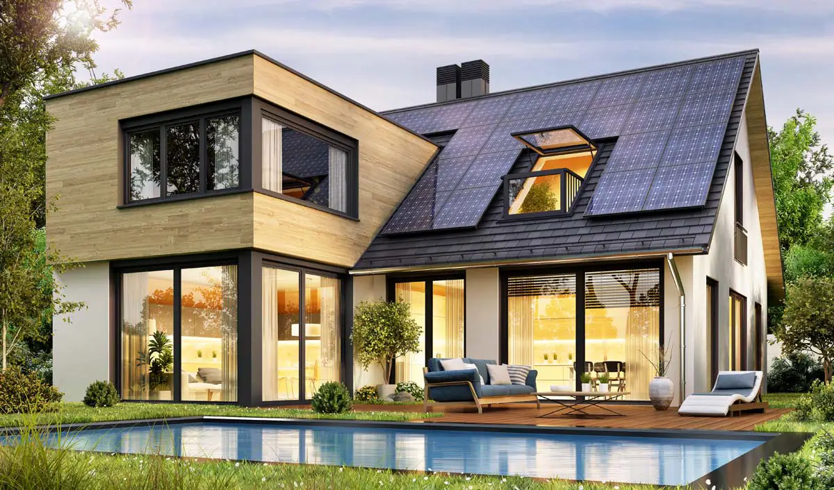 Inviting vacation-style home exterior